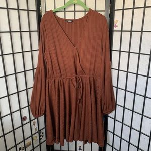 NWOT Brown Shein Dress